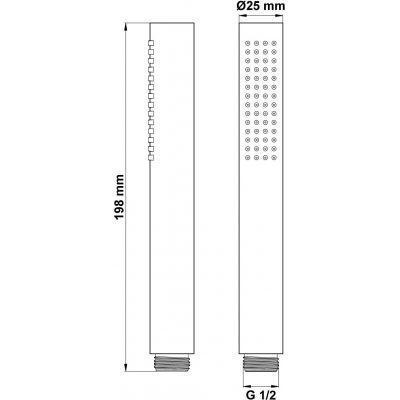 Hagser Mia HGR23000037 słuchawka prysznicowa