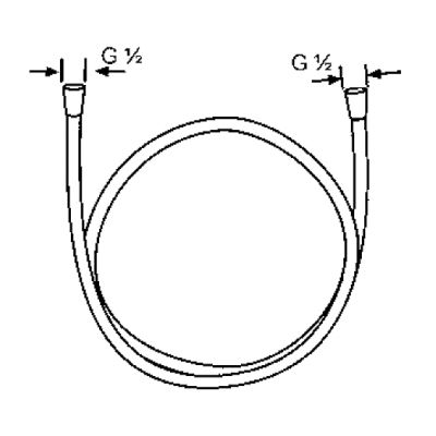 Kludi Logoflex 610560500 wąż prysznicowy 160 cm