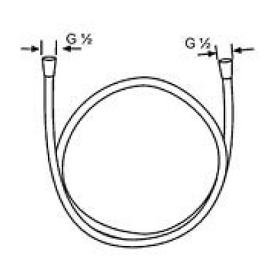 Kludi Suparaflex 610710500 wąż prysznicowy 125 cm chrom