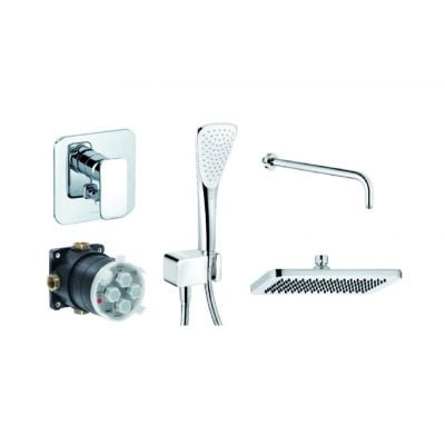 Zestaw Kludi A-QA 665140500 + Kludi Flexx Boxx 88011 + Kludi E2 496500575 + Kludi A-QA 494020500 + Kludi Fizz 676700500