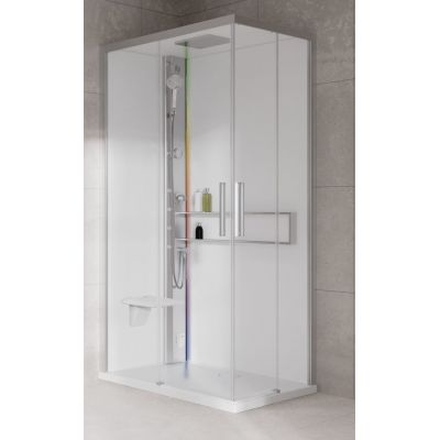 Kabina z hydromasażem G22A9070SM51BB Novellini Glax