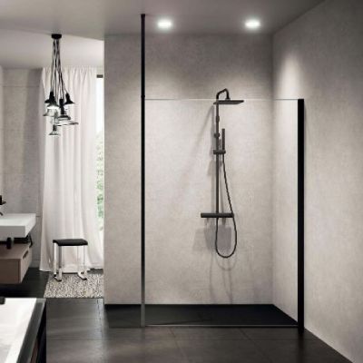 Ścianka prysznicowa walk-in 100 cm KUADH1001B Novellini Kuadra