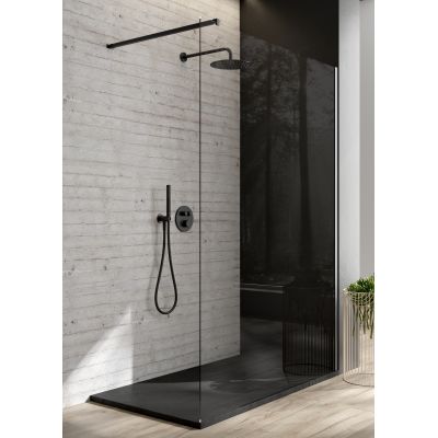 Bateria wannowo-prysznicowa podtynkowa z termostatem czarny mat 34601300 Oltens Onega