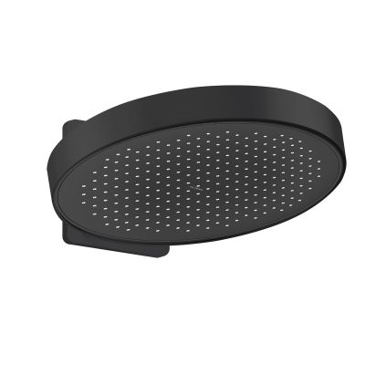Deszczownica 32x32 cm okrągła czarny mat 37009300 Oltens Regna