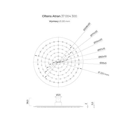 Zestaw Oltens 37004300, 39400300