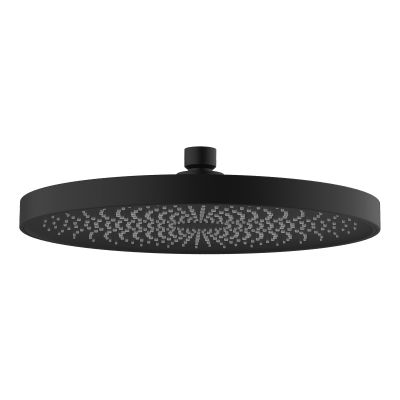 Deszczownica 26x26 cm okrągła czarny mat 37007300 Oltens Vann