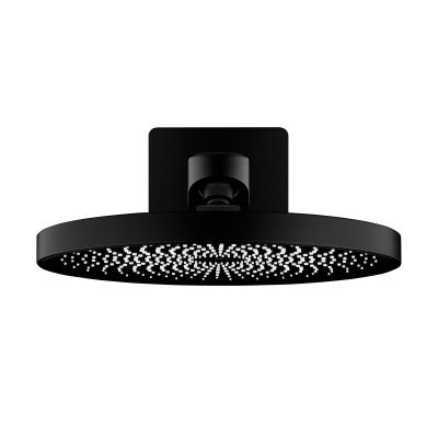Deszczownica 26x26 cm okrągła czarny mat 37007300 Oltens Vann