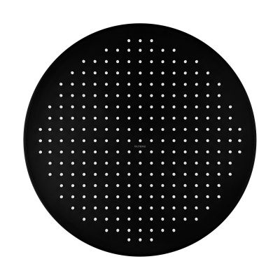 Deszczownica 32x32 cm okrągła czarny mat 37009300 Oltens Regna