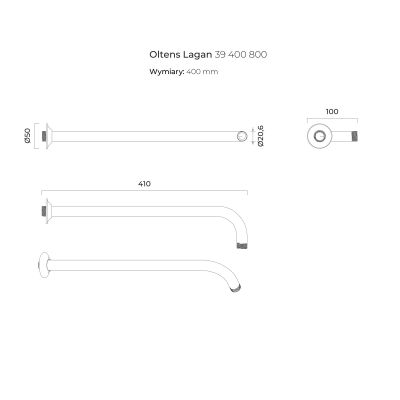 Zestaw Oltens 34100800, 37004800, 37102800, 37200800, 39304800, 39400800