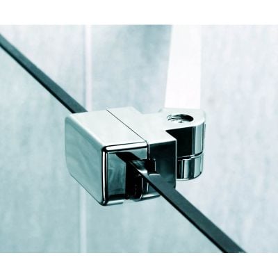 Drzwi prysznicowe 90 cm uchylne chrom połysk/szkło przezroczyste 21204100 Oltens Disa