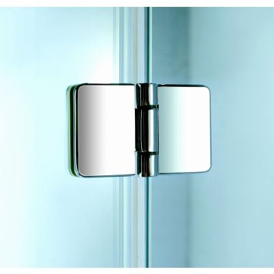Drzwi prysznicowe 90 cm uchylne chrom połysk/szkło przezroczyste 21204100 Oltens Disa
