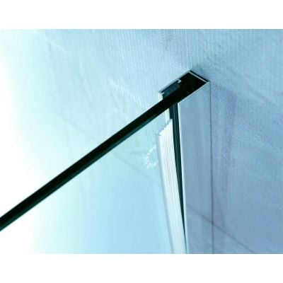 Drzwi prysznicowe 90 cm uchylne chrom połysk/szkło przezroczyste 21204100 Oltens Disa
