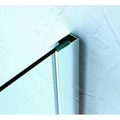 Drzwi prysznicowe 120 cm uchylne chrom połysk/szkło przezroczyste 21206100 Oltens Disa