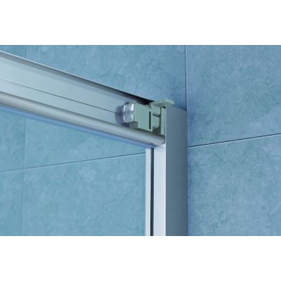 Drzwi prysznicowe 100 cm rozsuwane chrom połysk/szkło przezroczyste 21200100 Oltens Fulla