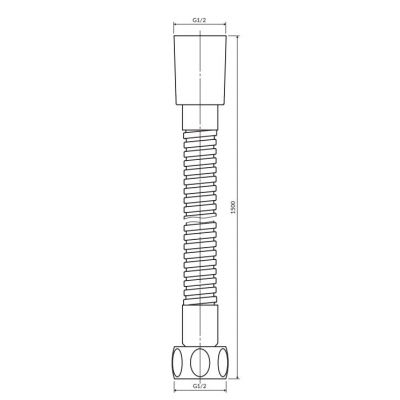 Omnires Y 029GR wąż prysznicowy 150 cm
