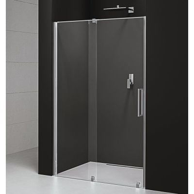 Drzwi prysznicowe 160 cm rozsuwane chrom połysk/szkło przezroczyste RL1615 Polysan Rolls Line