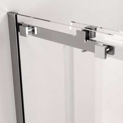 Drzwi prysznicowe 110 cm uchylne chrom połysk/szkło przezroczyste TL5011 Polysan Thron Line