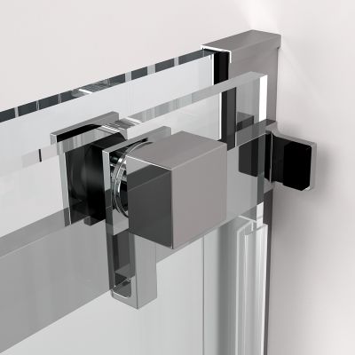 Drzwi prysznicowe 110 cm uchylne chrom połysk/szkło przezroczyste TL5011 Polysan Thron Line