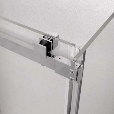 Drzwi prysznicowe 110 cm uchylne chrom połysk/szkło przezroczyste TL5011 Polysan Thron Line