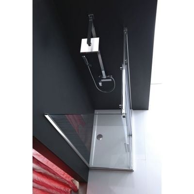 Ścianka prysznicowa 90 cm chrom połysk/szkło przezroczyste AL6015C Polysan Altis Line