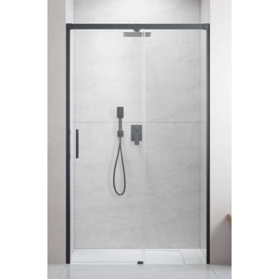 Drzwi prysznicowe 120 cm rozsuwane gunmetal szczotkowany/szkło przezroczyste 3870169201R Radaway Idea Brushed GunMetal DWJ
