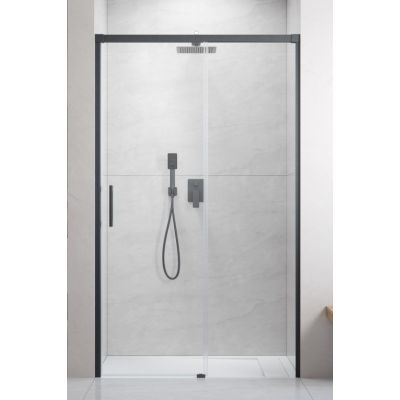 Drzwi prysznicowe 140 cm rozsuwane gunmetal szczotkowany/szkło przezroczyste 3870189201R Radaway Idea Brushed GunMetal DWJ
