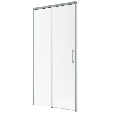 Drzwi prysznicowe 150 cm rozsuwane nikiel szczotkowany/szkło przezroczyste 3870199101L Radaway Idea Brushed Nickel DWJ