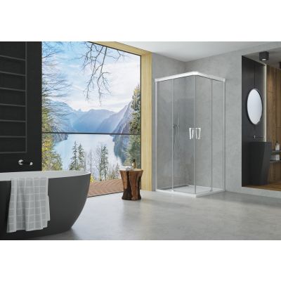 Drzwi prysznicowe 75 cm rozsuwane inne CAE2G0750907 SanSwiss Cadura