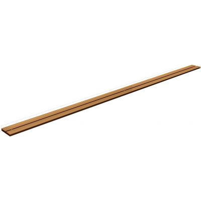 Maskownica odpływu liniowego 110 cm miedź 10058SLXDPM Schedpol Copper Slim Duo