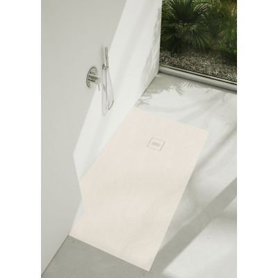 Brodzik prostokątny 90x120 cm beżowy 3SPP1P90120PKSTM1PKST Schedline Protos Cashmere Stone