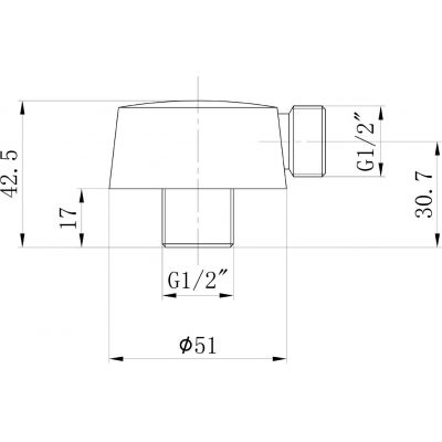 Sapho 9815 przyłącze kątowe