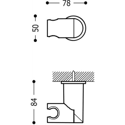 Uchwyt prysznicowy 29963901 Tres Selection