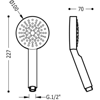 Tres Selection 29974802 słuchawka prysznicowa
