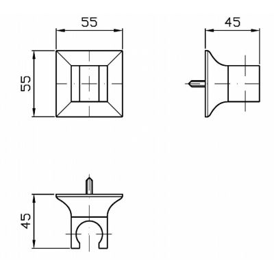 Uchwyt prysznicowy Z93949 Zucchetti Bellagio
