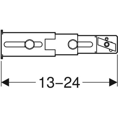 Wsporniki stelaża 111064001 Geberit Duofix