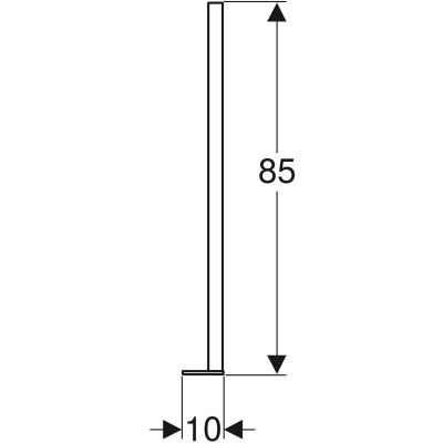 Zestaw nóg do stelaża 111221001 Geberit Duofix
