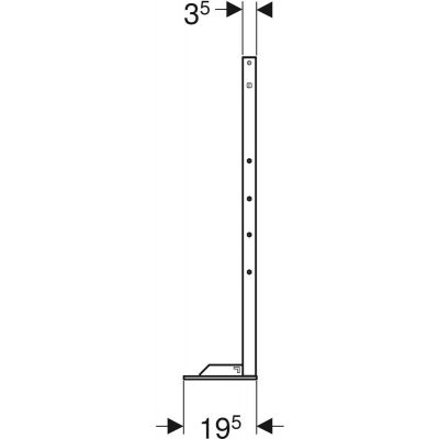 Zestaw nóg do stelaża 111221001 Geberit Duofix
