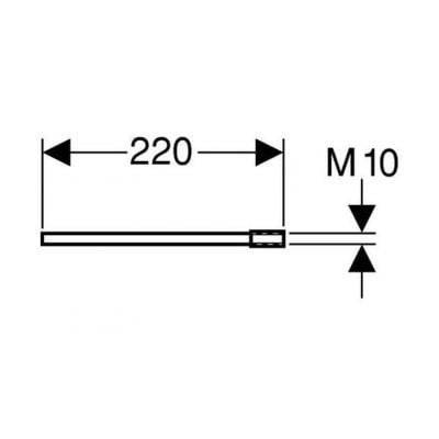 Przedłużka wsporników dystansowych 111887001 Geberit Duofix