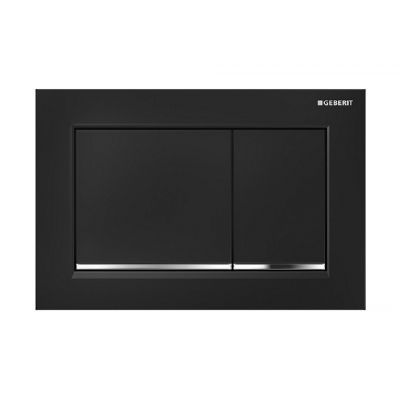 Przycisk spłukujący do wc chrom błyszczący-czarny 115080KM1 Geberit Omega20