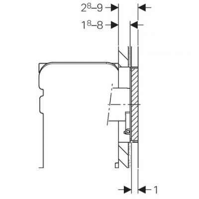 Wyposażenie dodatkowe stelaża 115088001 Geberit Omega