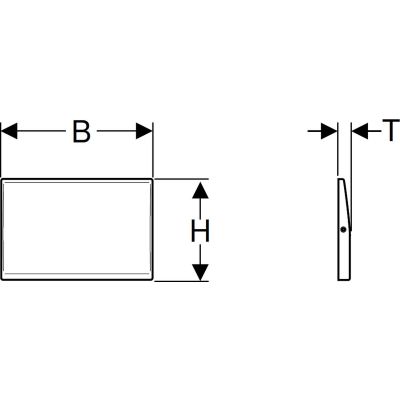 Zaślepka otworu rewizyjnego 115103001 Geberit