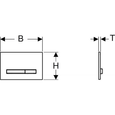 Przycisk spłukujący do wc 115788JL2 Geberit Sigma