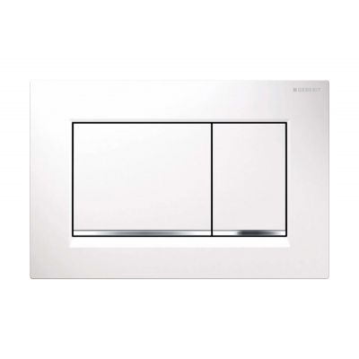 Przycisk spłukujący do wc chrom błyszczący-biały 115883KJ1 Geberit Sigma20