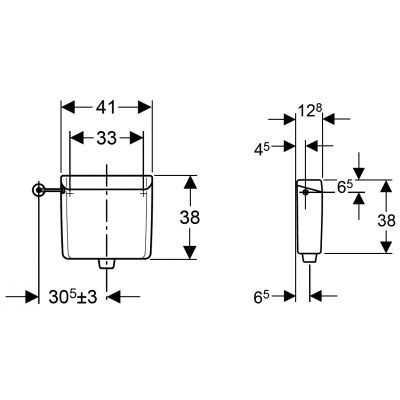 Spłuczka 123105111 Geberit
