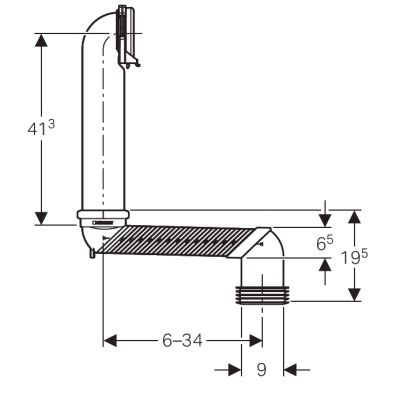 Rura odpływowa 131088291 Geberit Monolith