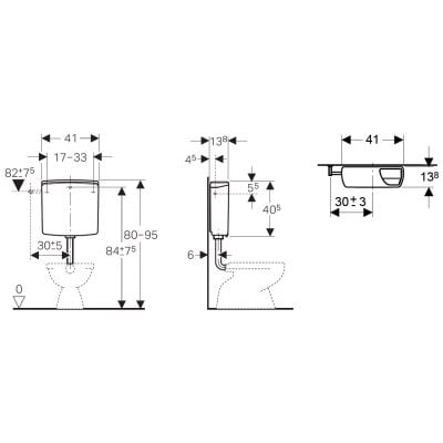 Spłuczka 140314111 Geberit