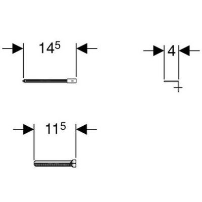 Mocowanie stelaża 240058001 Geberit Delta