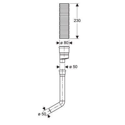 Wyposażenie dodatkowe stelaża 349352001 Geberit Duofix