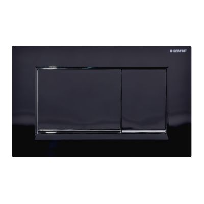 Przycisk spłukujący do wc chrom błyszczący-czarny 115883KM1 Geberit Sigma20