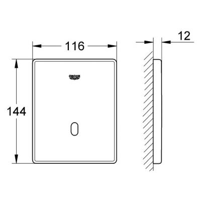 Elektronika na podczerwień do pisuaru 37321001 Grohe Tectron
